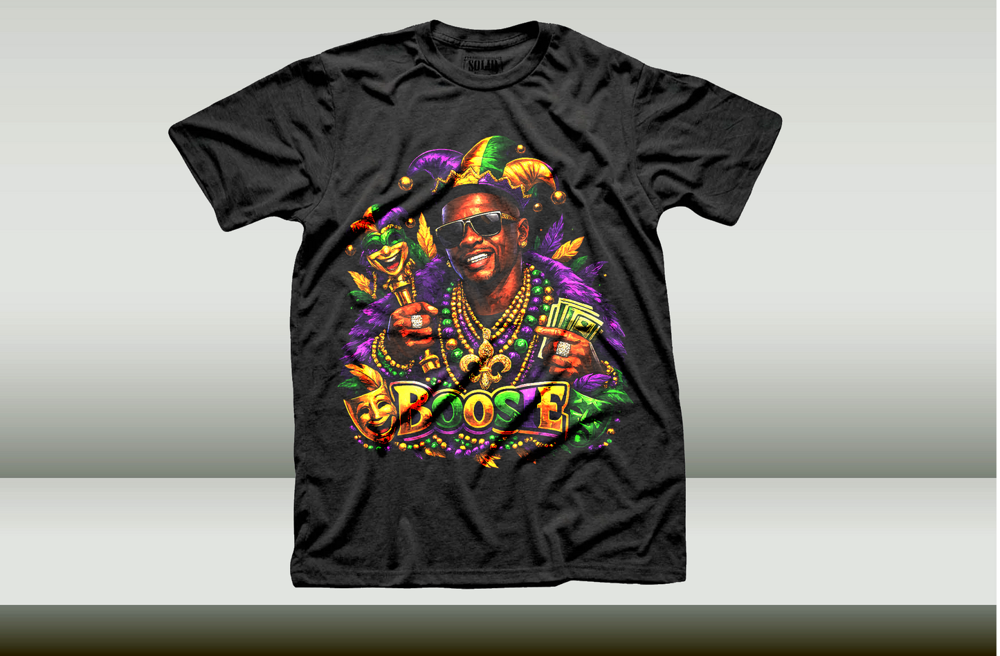 BOOSIE MARDI GRAS TSHIRT